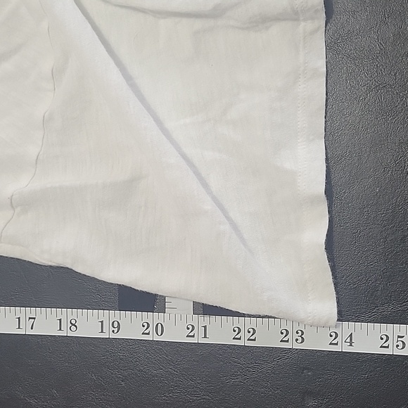 Express Women's white tie front shirt size S preppy casual summer beach boho - Picture 7 of 7